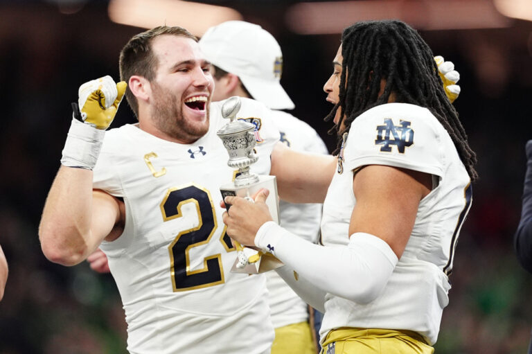 COLLEGE FOOTBALL: JAN 02 CFP Quarterfinal Allstate Sugar Bowl - Notre Dame vs Georgia
