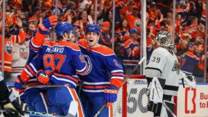 NHL: APR 22 Western Conference First Round - Kings at Oilers